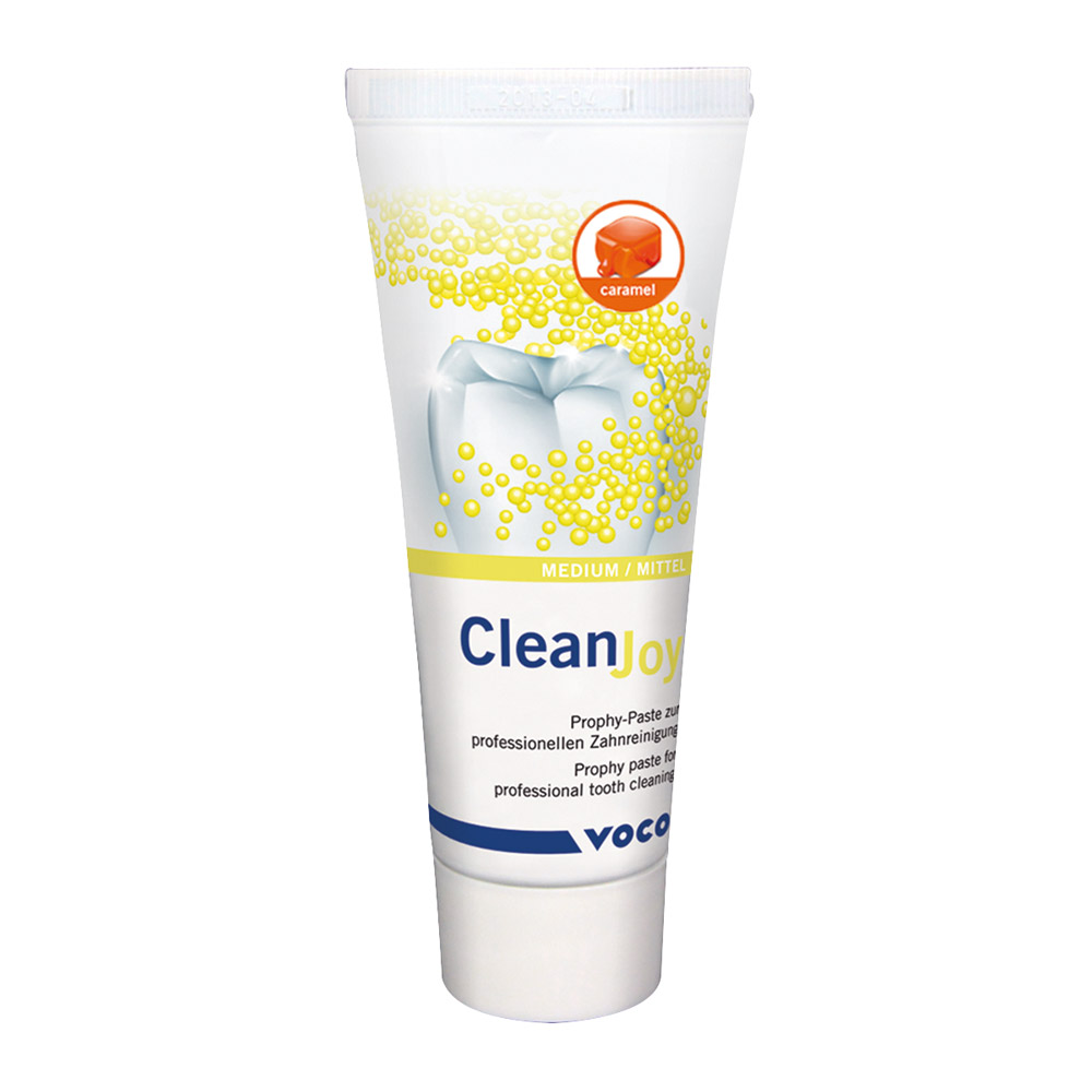 CleanJoy Zahnreinigungspaste mittel caramel, 100 g