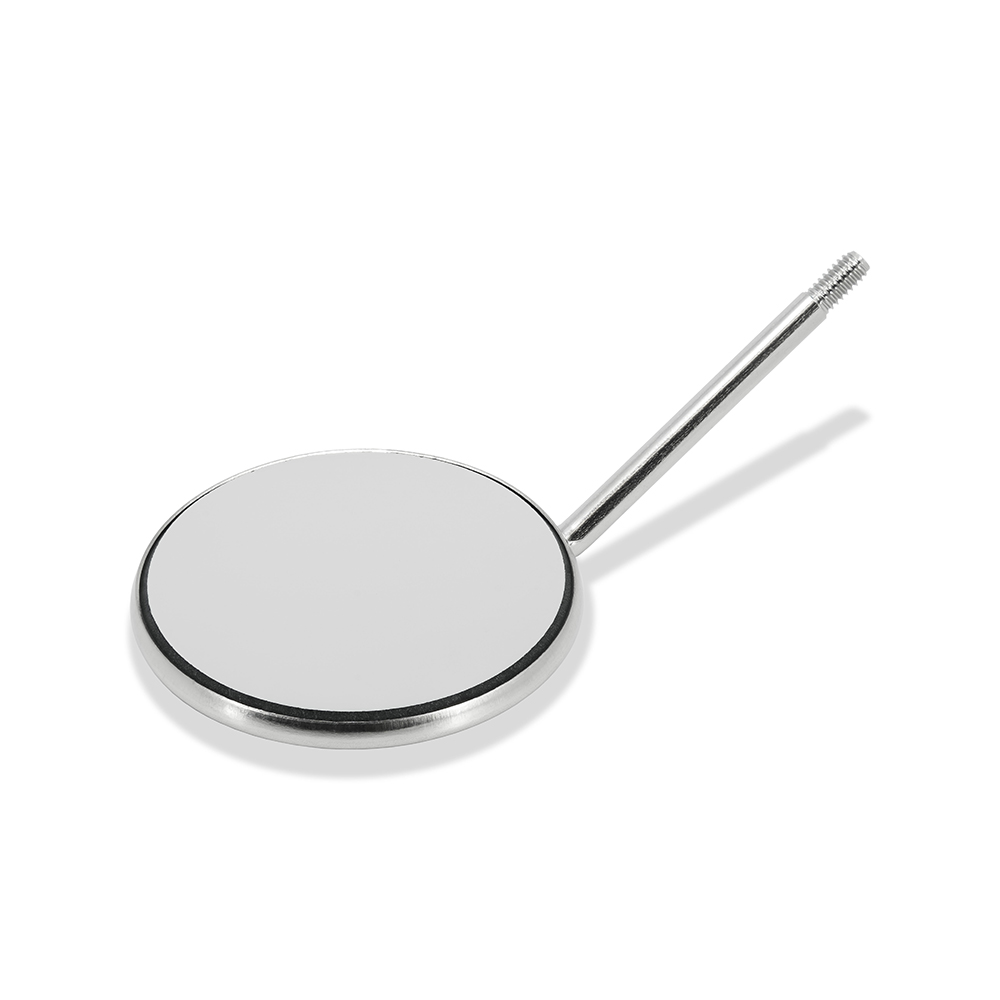 Mundspiegel TOPvision FS Rhodium 8 plan SS , 12 Stück