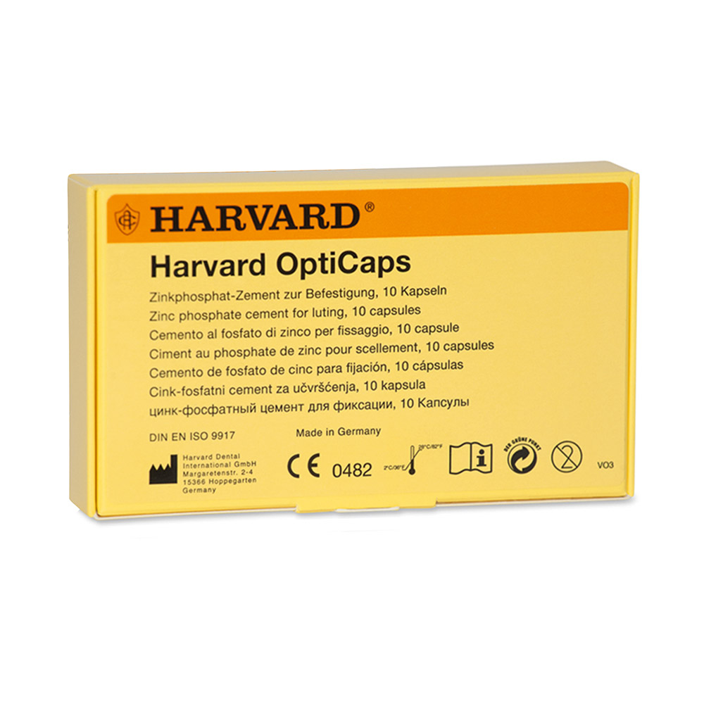 Harvard Cement weißlichgelb, 10 OptiCaps
