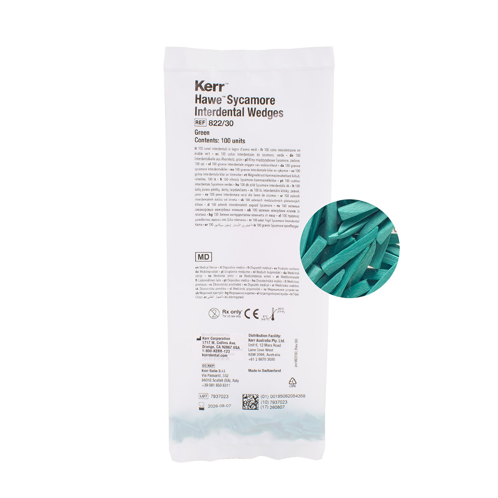 Hawe Interdentalkeile Gr. 30 grün 822, 100 Stück