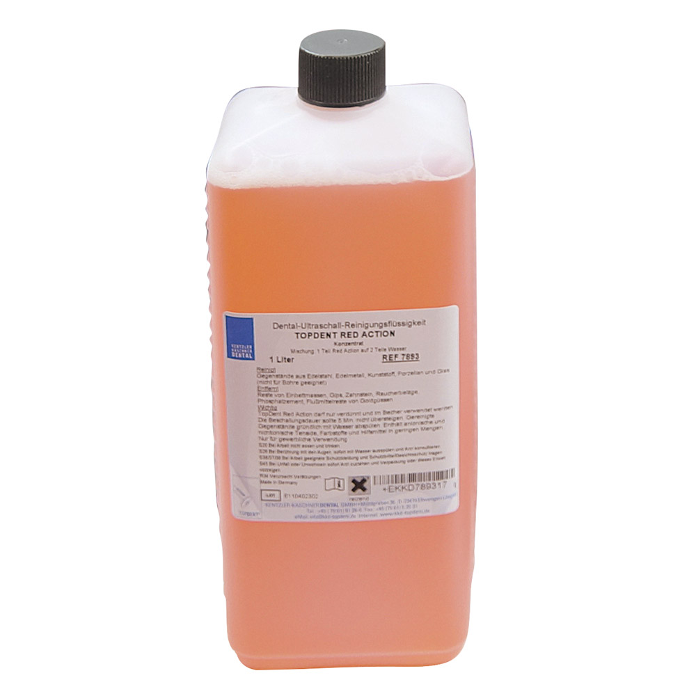 Top Dent red Action, 1 L Flasche