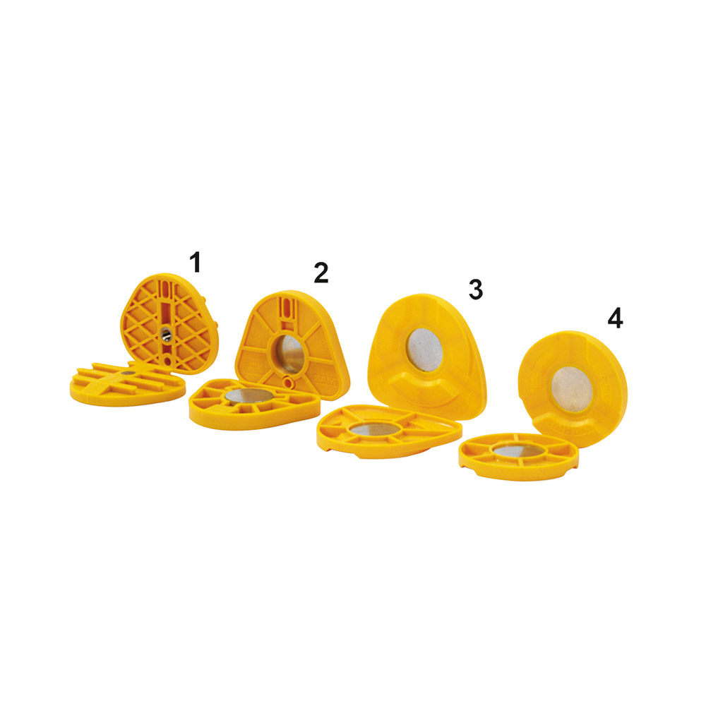 Axiosplit Montageplatten oval, 20 Stück