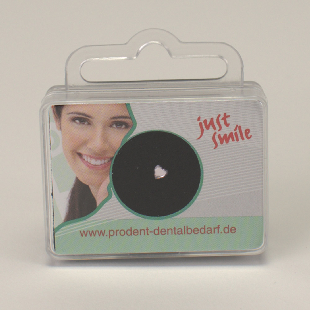 Dental Diamond BS Zahnschmuck Herz rose, Stück