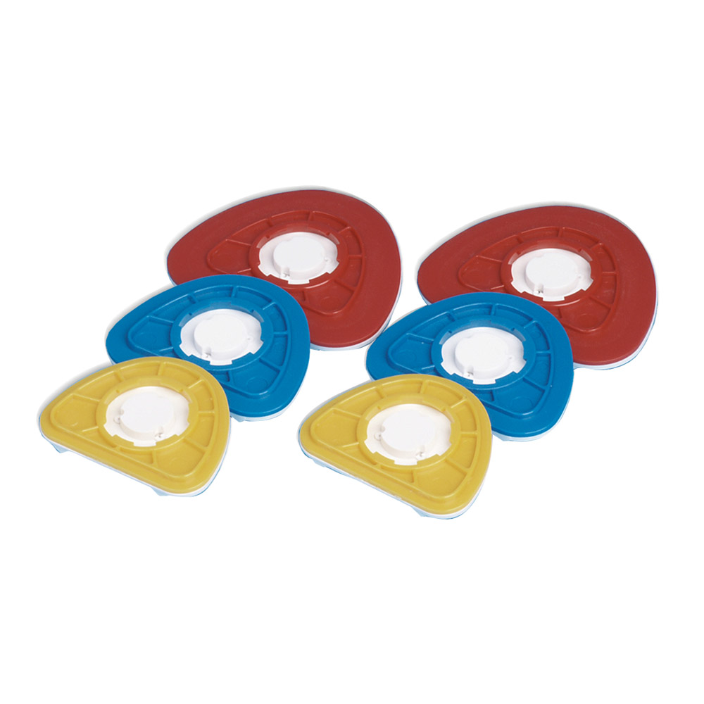 Splitfix Sockelplatte mit Magnet blau mittel, 10 Stück