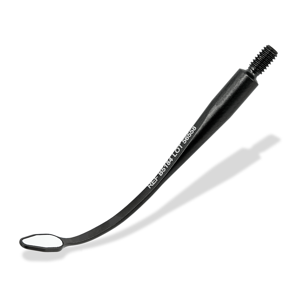 Mundspiegel BLACK Microflex 3 x 6 mm tropfenförmig, Stück