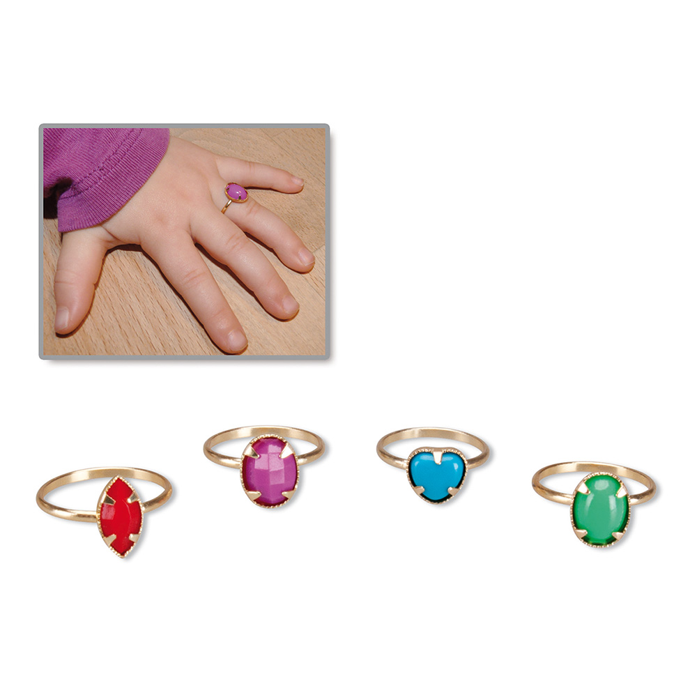 Miratoi Nr.6 Fingerringe, 100 Stück