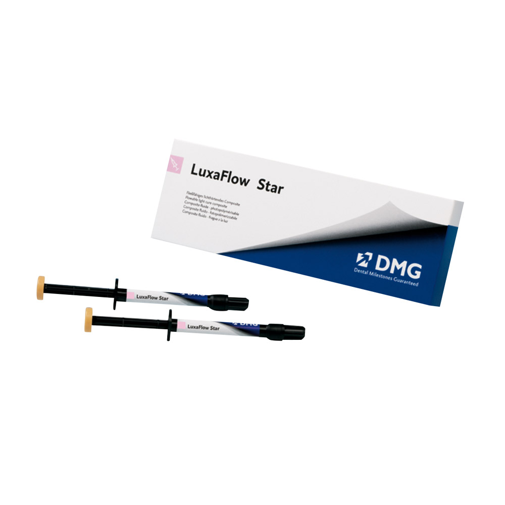 LuxaFlow Star A3 + Tips, 2 x 1,5 g Spritze