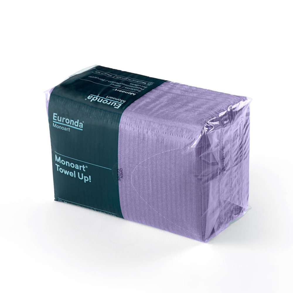Monoart Patienten Servietten 33 x 45 cm lila, 500 Stück
