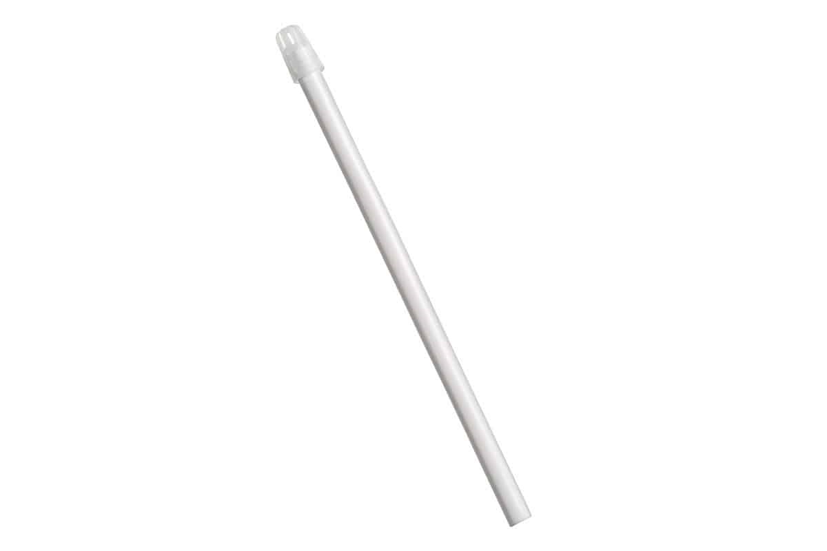 TOP FLEX PLUS Speichelsauger 145 mm abnehmbare Kappe weiß, 100 Stück Packung