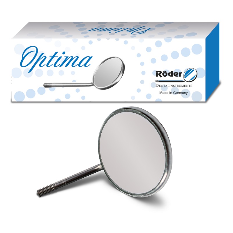 Mundspiegel Optima Gr.5 plan, 12 Stück