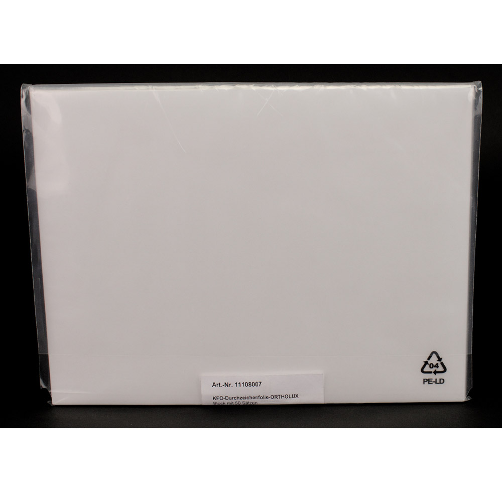Durchzeichenfolie 18 x 24 cm, 50 Stück