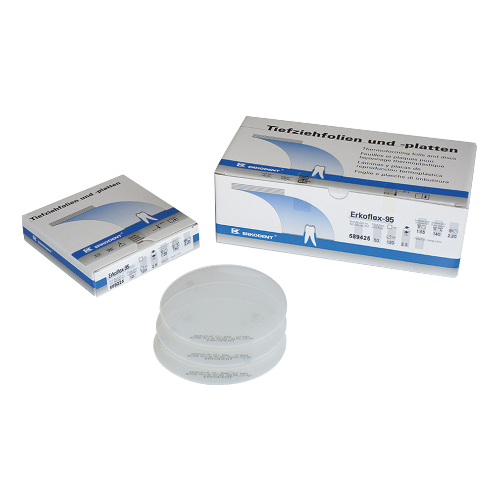 Erkoflex-95 Tiefziehfolie 120 x 1,50 mm transparent, 10 Stück