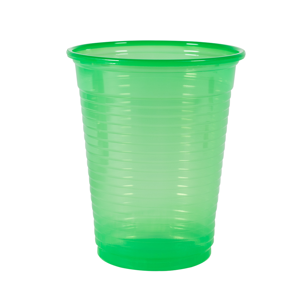 Monoart Trinkbecher 200 ml grün, 100 Stück