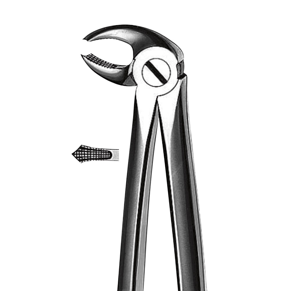 Zahnzange Büchs Figur M2022 kleines Modell UK Molar, Stück