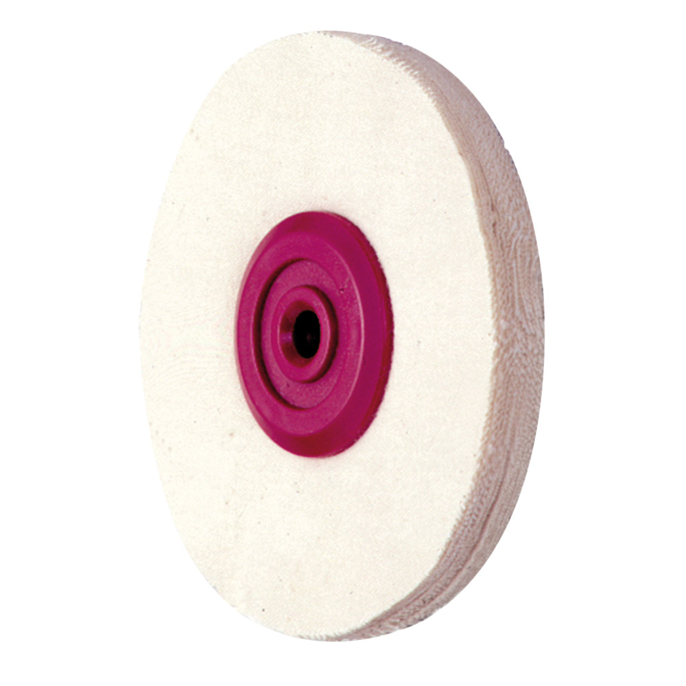 Flanell Polierschwabbel Kunststoffkern 100 mm, Stück