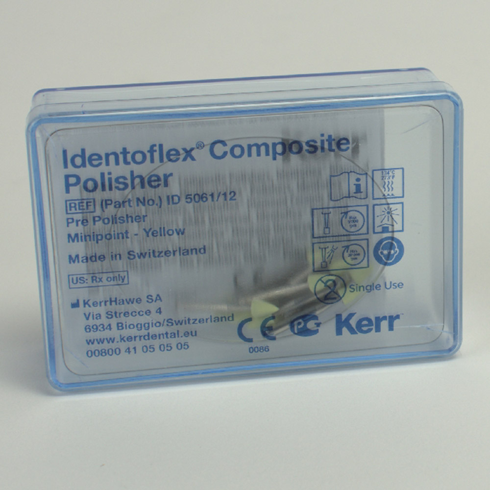 Identoflex Composite Polierer gelb 506 W, 12 Stück