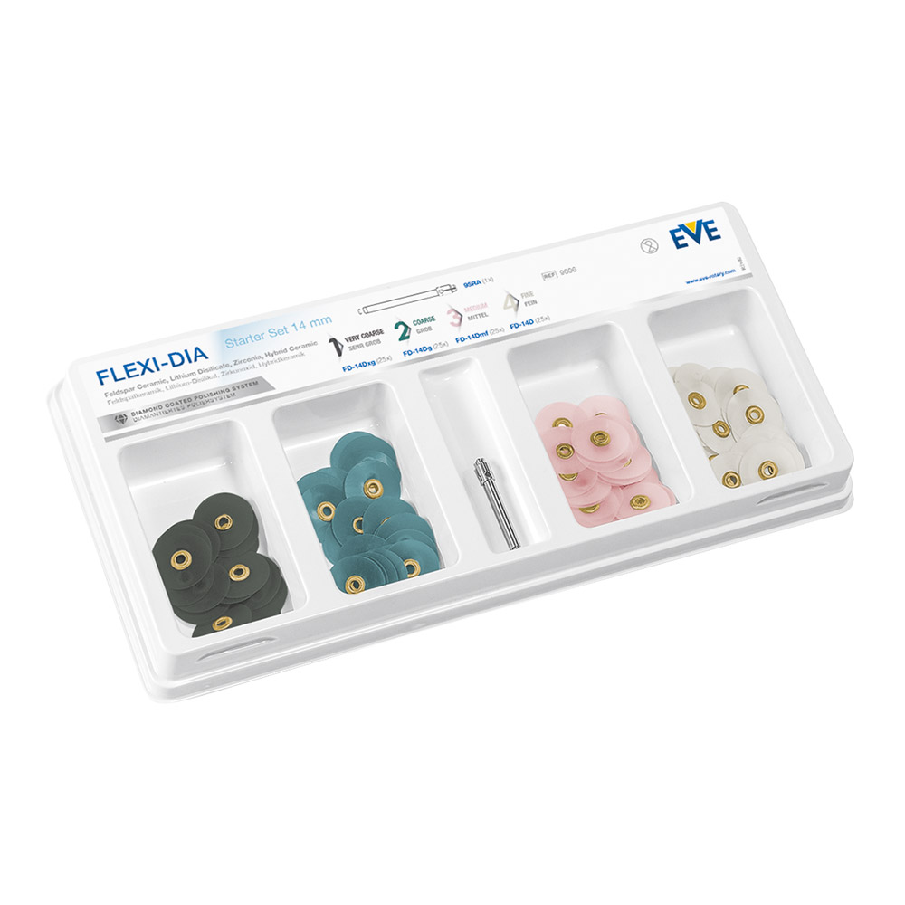 EVE Flexi-Dia unmontiert 14 mm Starterkit, 100 Stück