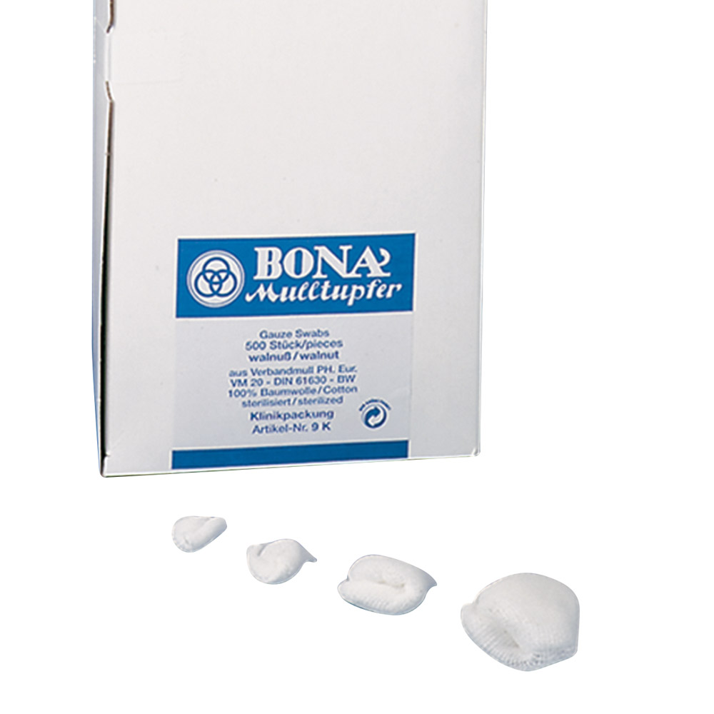 Bona Mulltupfer steril Pflaume 15L, 300 Stück