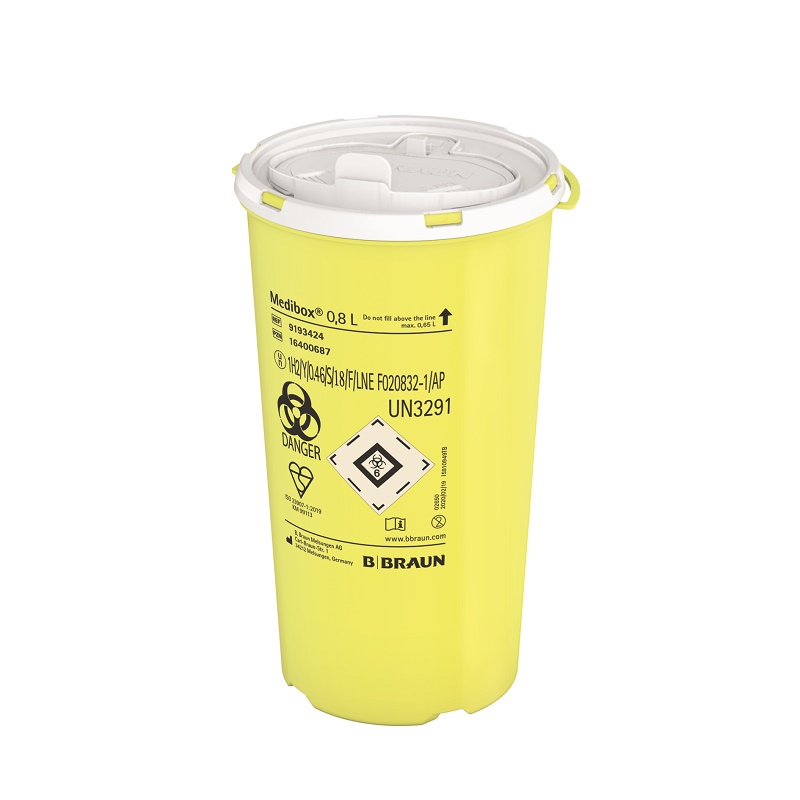 Medibox Kanülensammler, 0,8 Liter, Stück