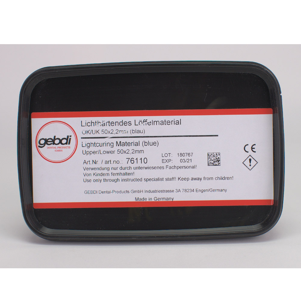 Löffelmaterial LC blau OK/UK, Packung