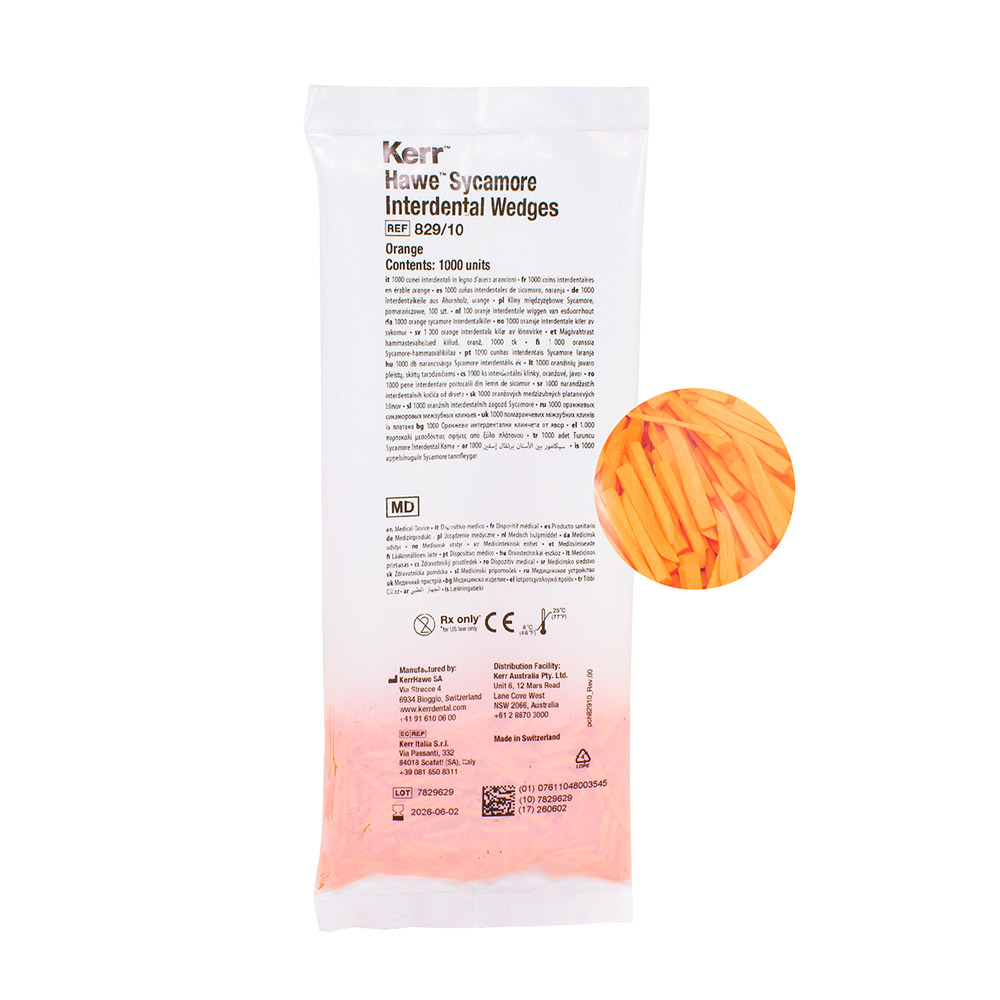 Hawe Interdentalkeile Gr. 10 orange 829, 1000 Stück