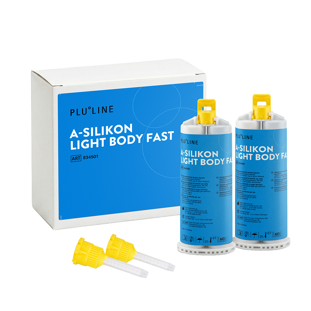 PLULINE A-Silikon Light Body fast, 2 x 50 ml Kartuschen