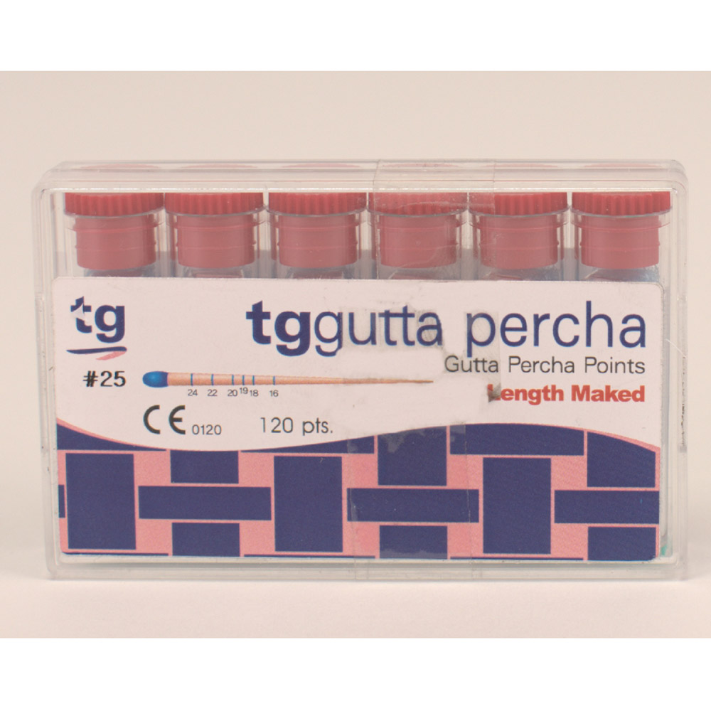 tg Gutta Perch Red Size 25, 120 Stück