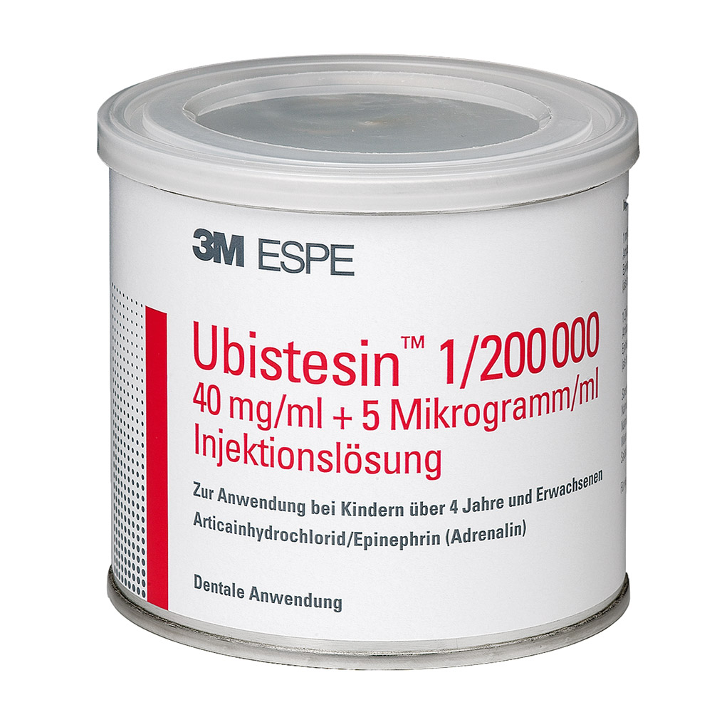Ubistesin 1/200000, 50 Zylinderampullen