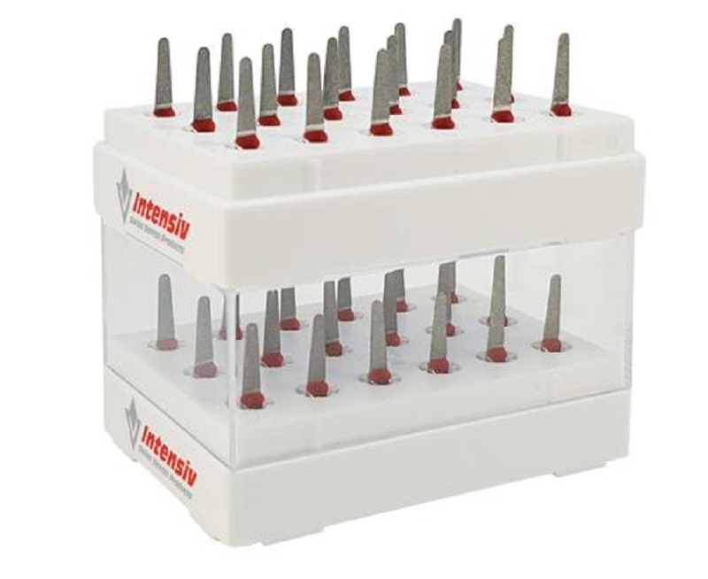 Proxoshape Feile Flexibel 40 &micro;m 8,5 mm fein rot, 36 Stück