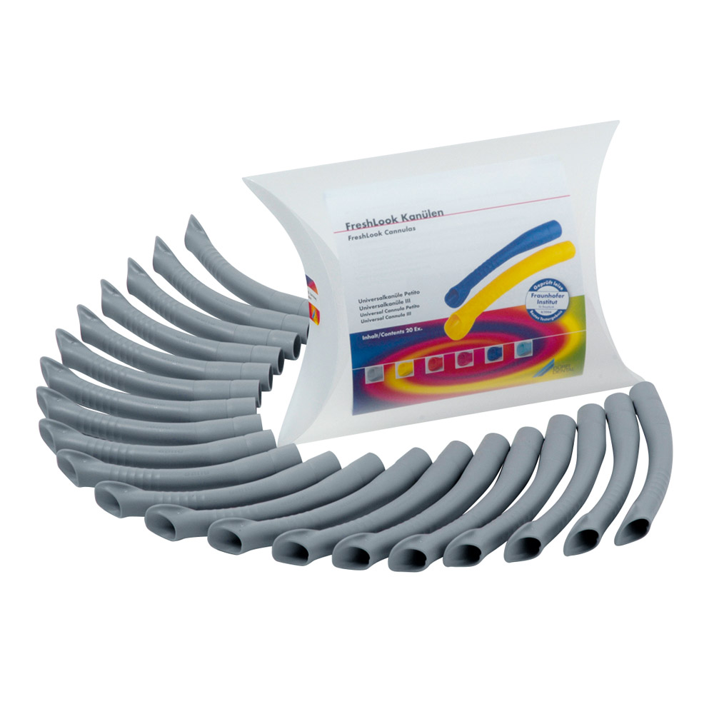 Universalkanüle III grau, 20 Stück