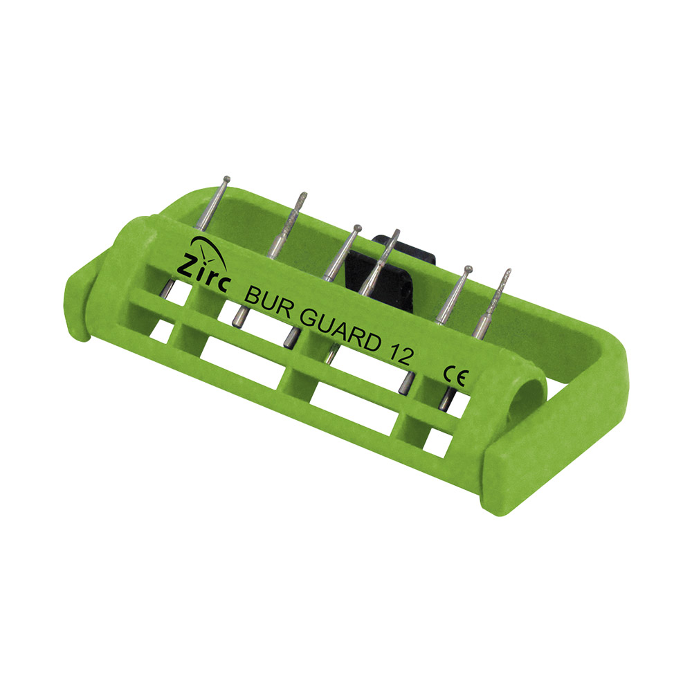 Steri Bur Guard klein 12-Loch neongrün, Stück