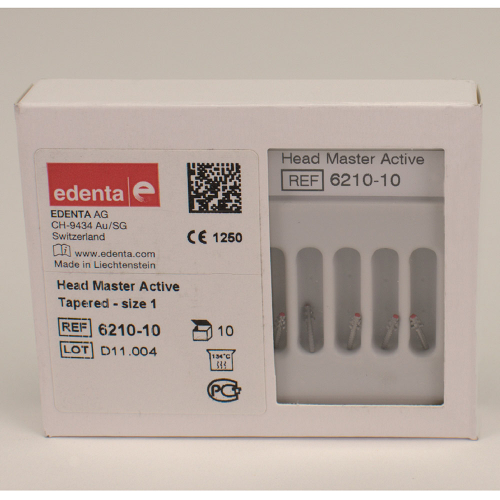 Headmaster Active konisch kurz Gr.1, Nachfüllpackung