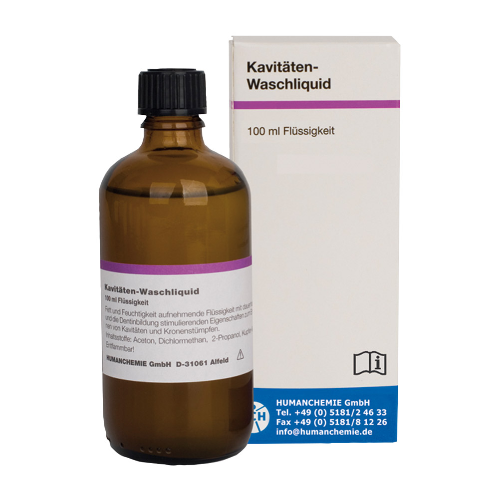 Kavitäten Waschliquid, 100 ml Flasche