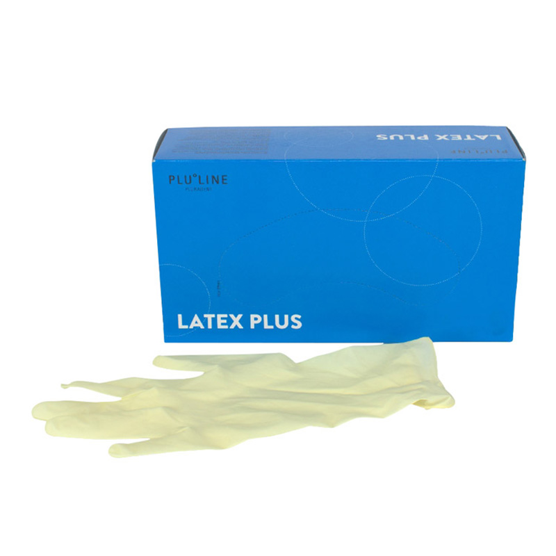 PLULINE Latex Plus Handschuhe Gr.S pdf., 100 Stück