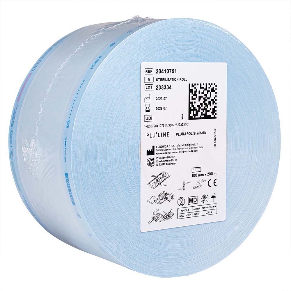 Plurafol Sterifolie 100 mm, 200 m Rolle