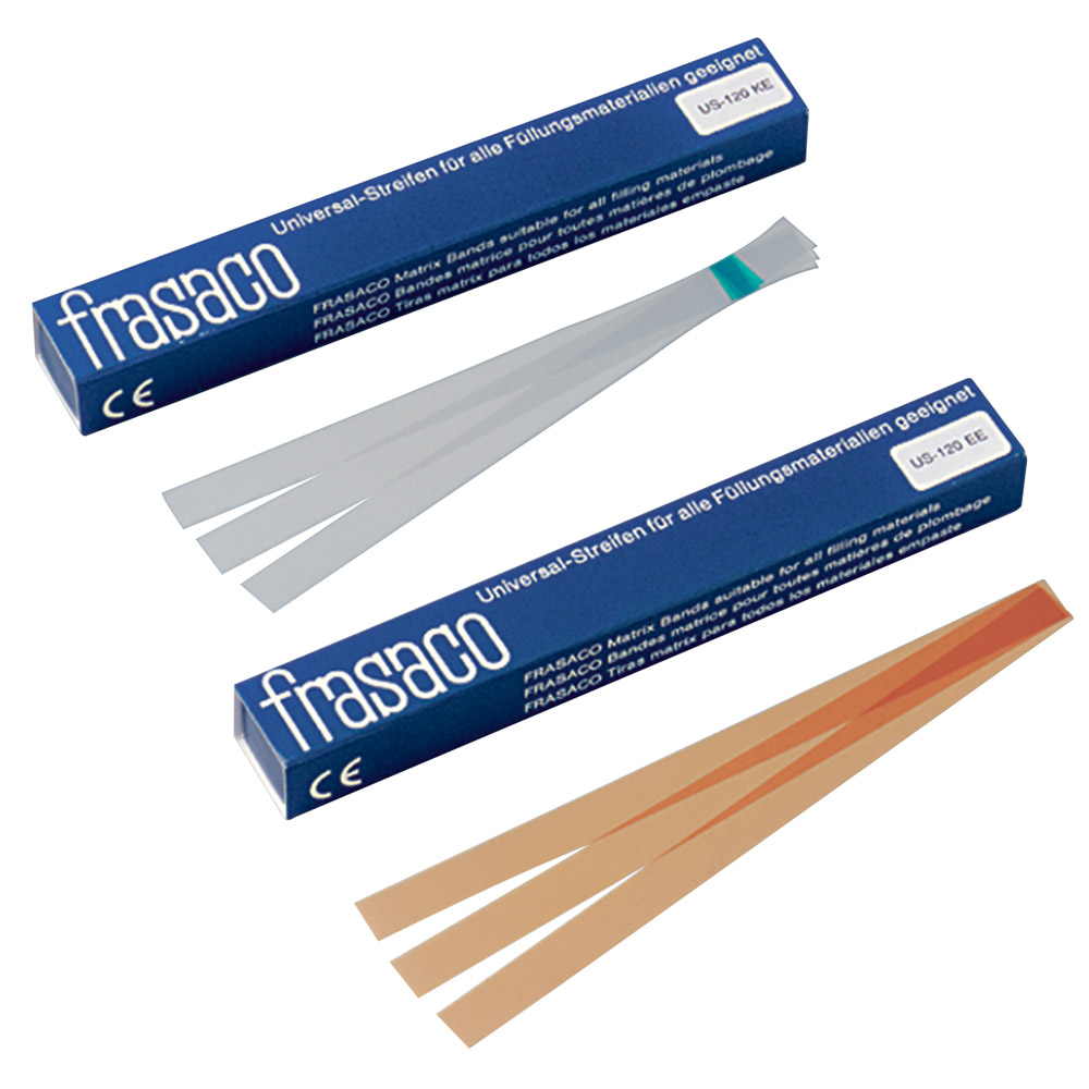 Frasaco Streifen gelb gebogen x-dünn, Packung