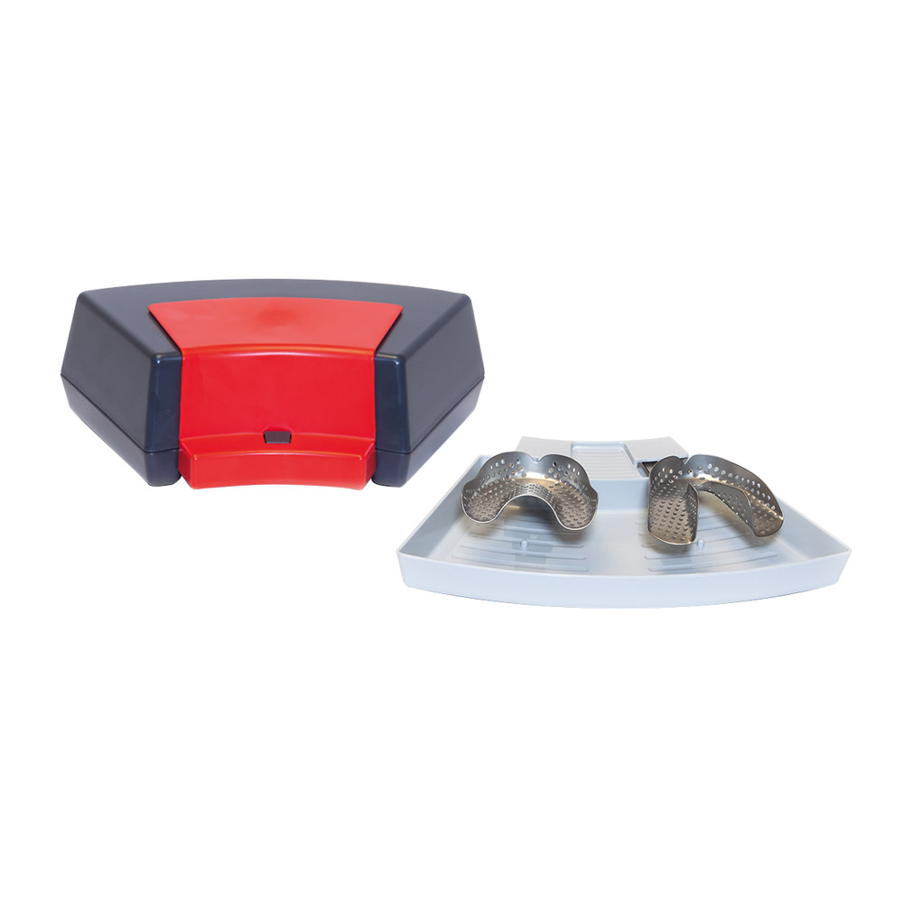 Bobby Transportbox dunkelgrau Clip rot, Stück