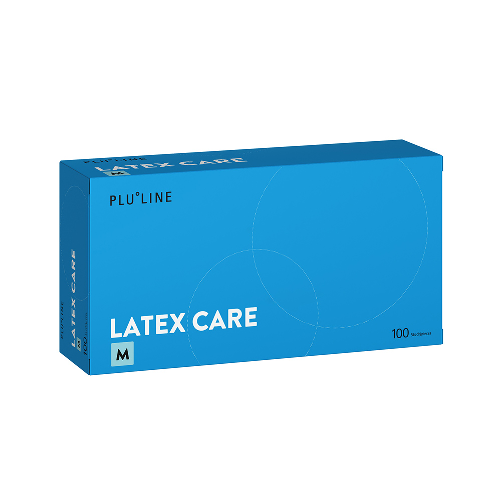 PLULINE Latex Care Gr. M, 100 Stück