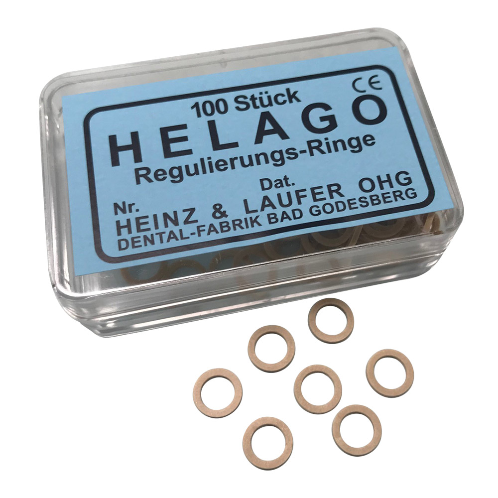 Regulierungsringe transparent Gr. 11, 100 Stück