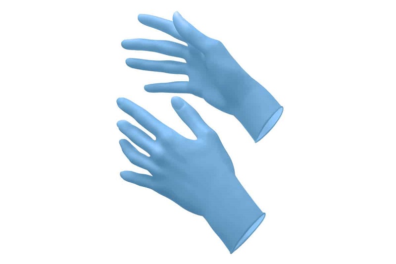 TOP TOUCH PLUS Nitril Handschuhe Gr. L, 100 Stück Packung