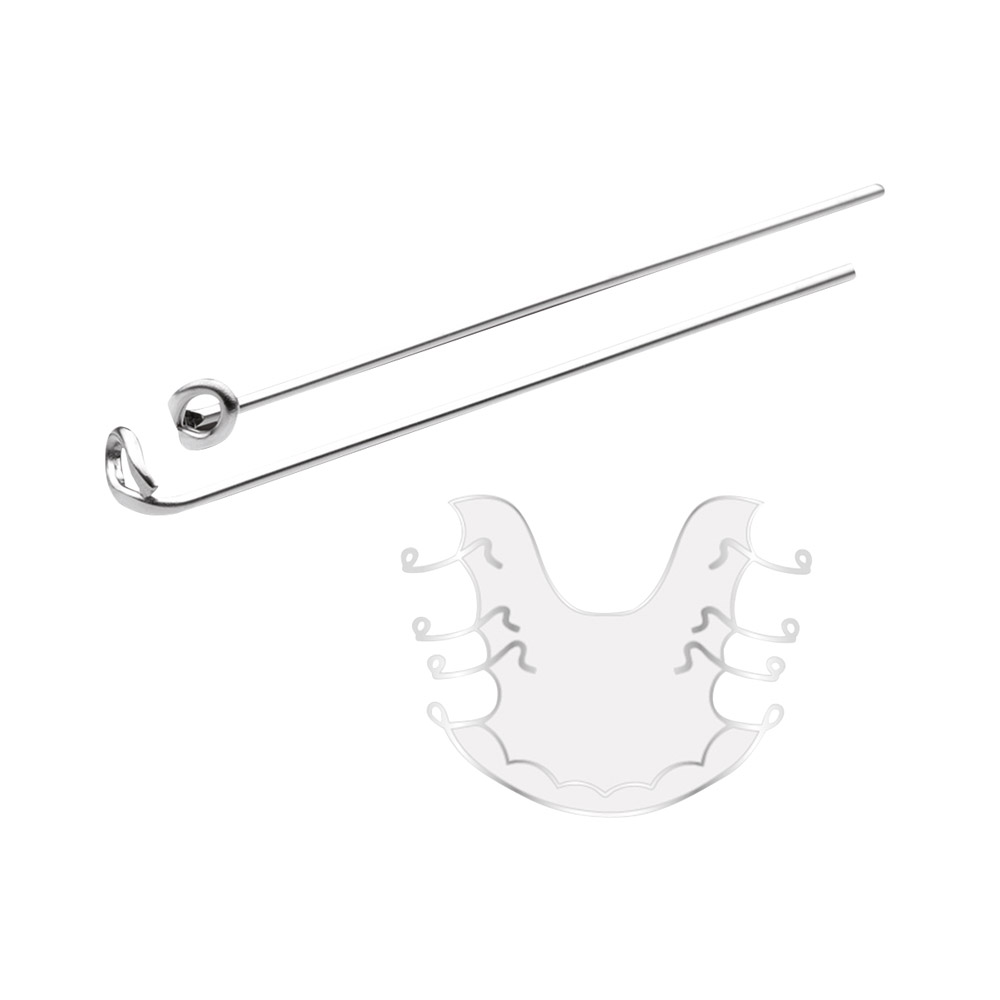 Ösenklammern 0,70 mm, 100 Stück