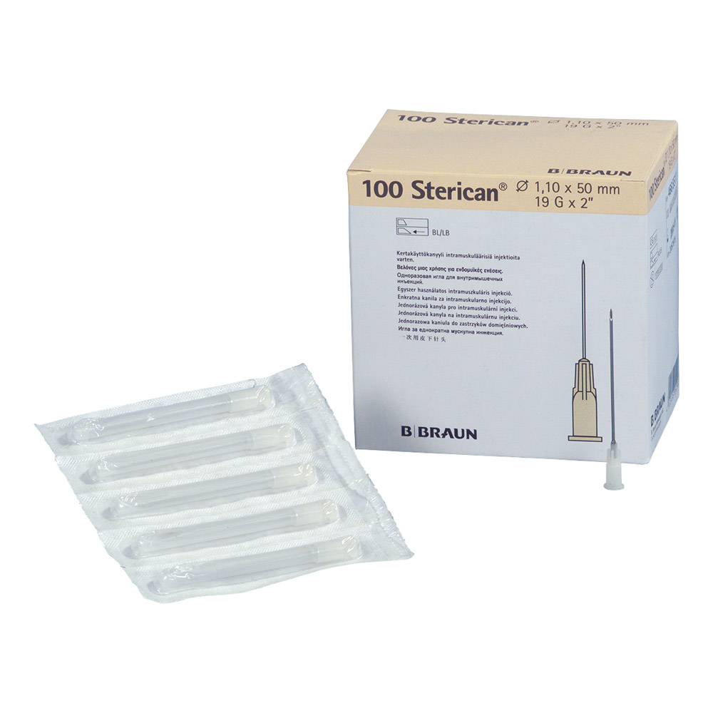 Sterican Einmalkanülen G19 1,10 x 50 mm, 100 Stück