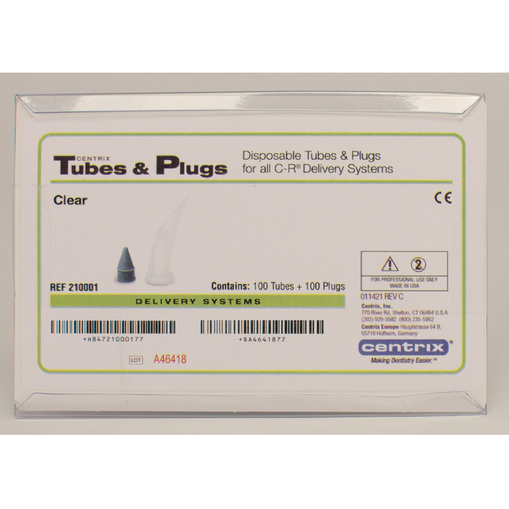 Separate clear Tips, 100 Stück