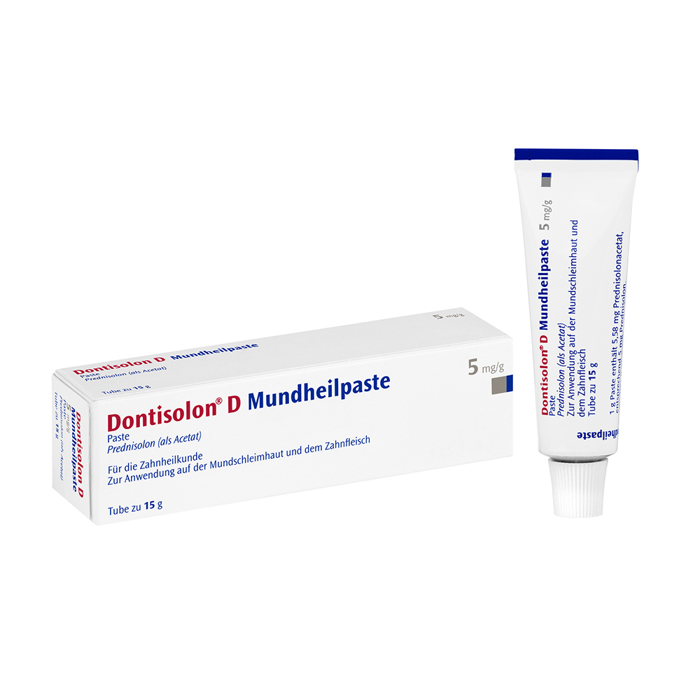Dontisolon D Mundheilpaste, 15 g Tube