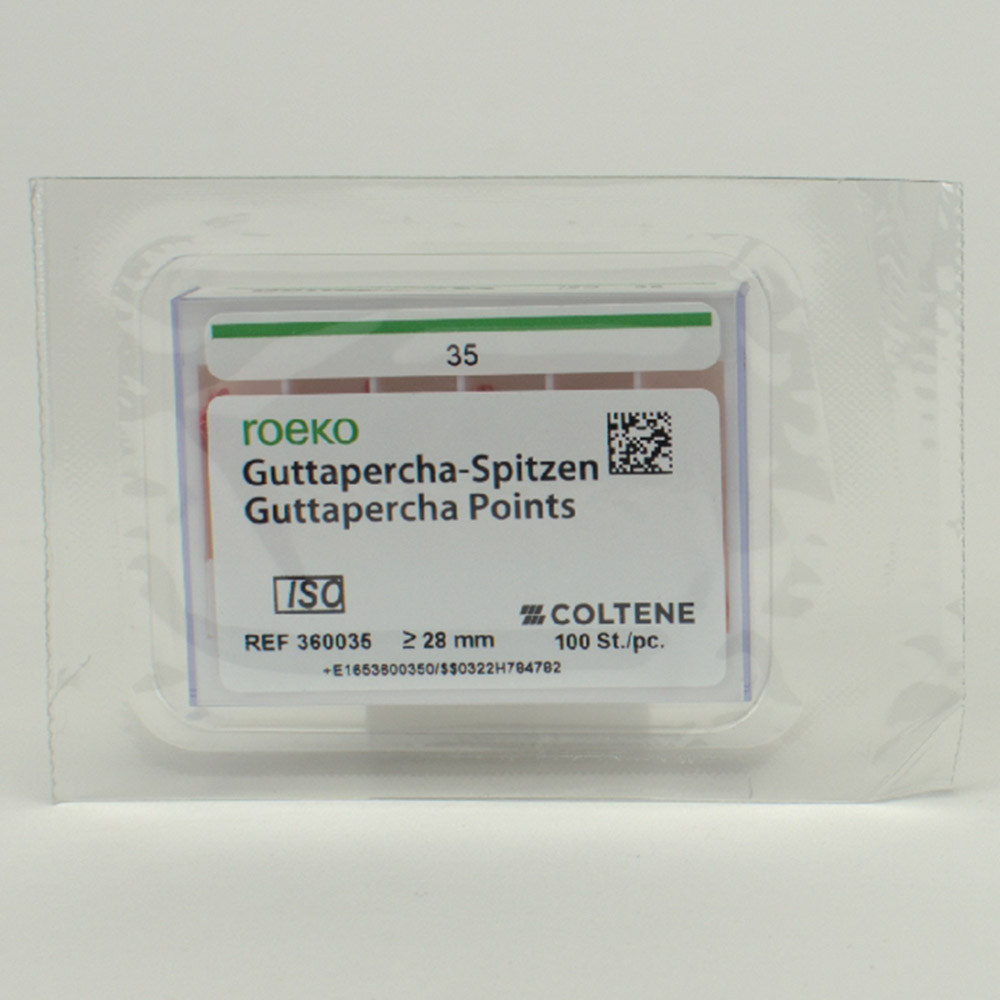 Guttaperchaspitzen pink 35, 100 Stück