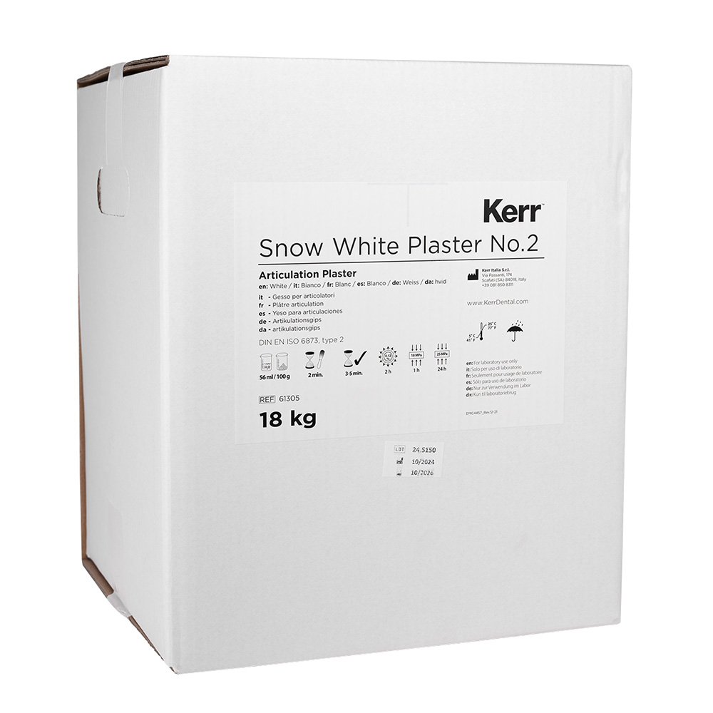 Snow White Impression Plaster, 18 kg