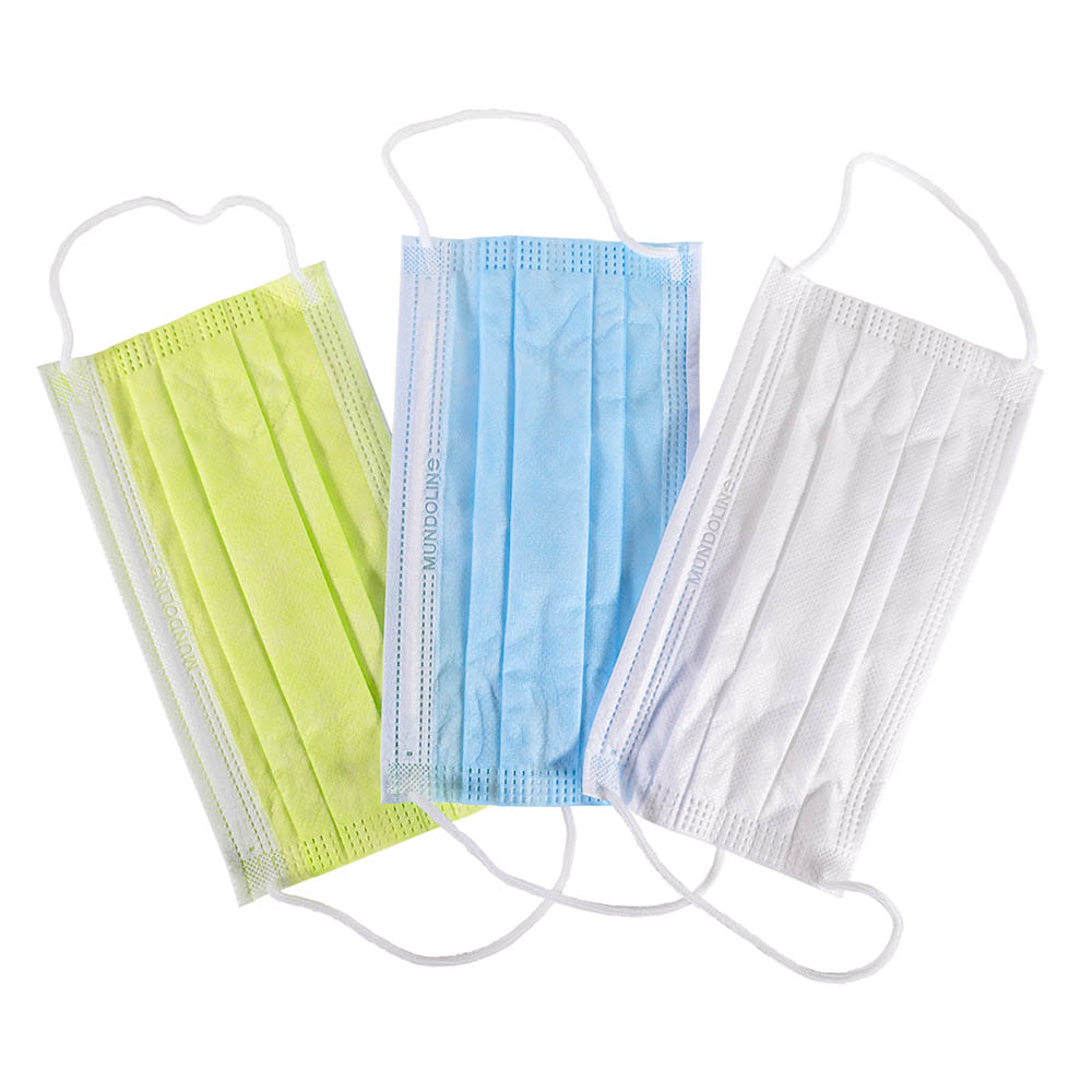 Mundoline Mundschutz weiß, 50 Stück
