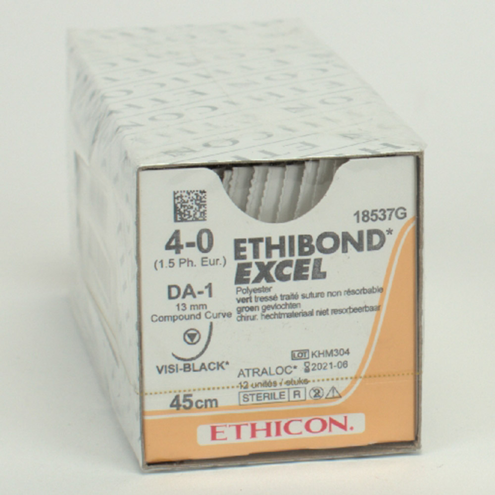 Ethibond grün 4-0/1,5 DA1 Black, 12 Stück