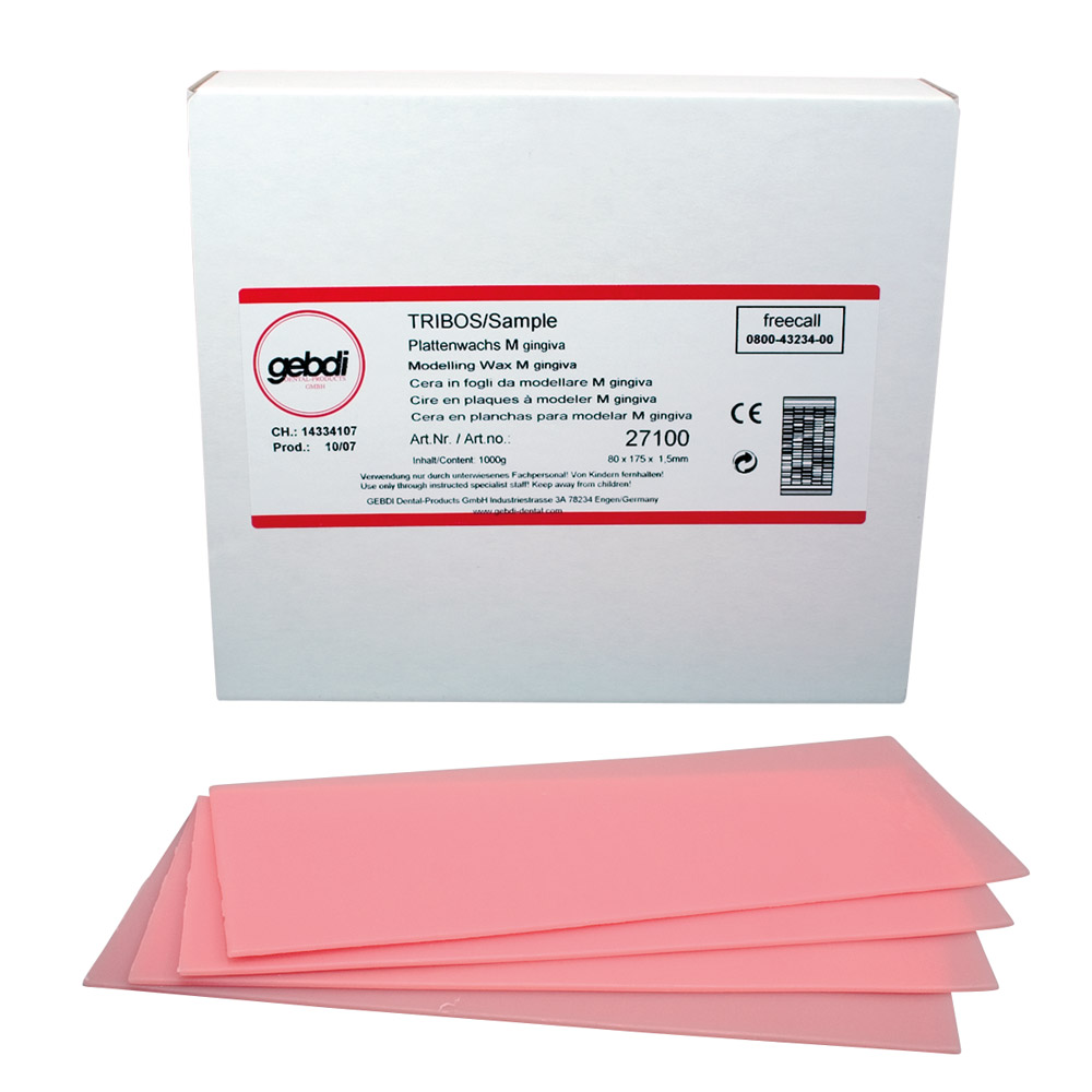 Tribos Plattenwachs M, 1 kg