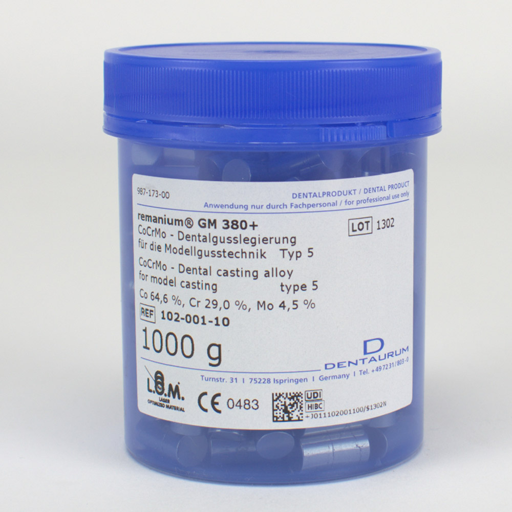 Remanium GM 380 Gussmetall, 1 kg